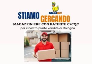 NUOVA OPPORTUNITÀ LAVORATIVA: MAGAZZINIERE CON PATENTE C+CQC